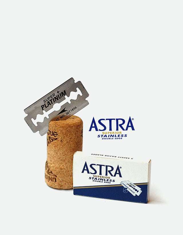 Astra - Superior Stainless Double Edge Safety Razor Blades (5 pcs), 6 Pack - The Panic Room