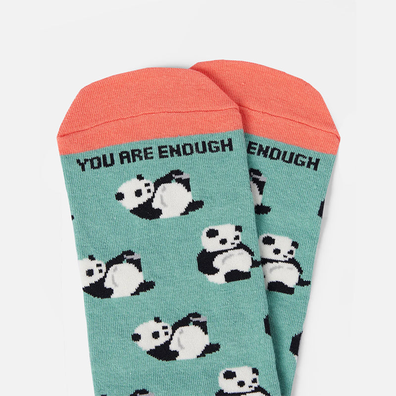 Talking Toes - Positive Panda Sock, Ankle - The Panic Room