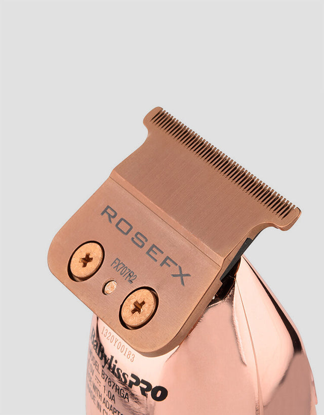 BaByliss PRO - FX707RG2 Replacement Outlining Hair Trimmer Blade, Deep Tooth, Rose Gold - The Panic Room