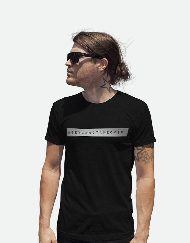 #GEYLANGTAKEOVER T-Shirt, Black - The Panic Room