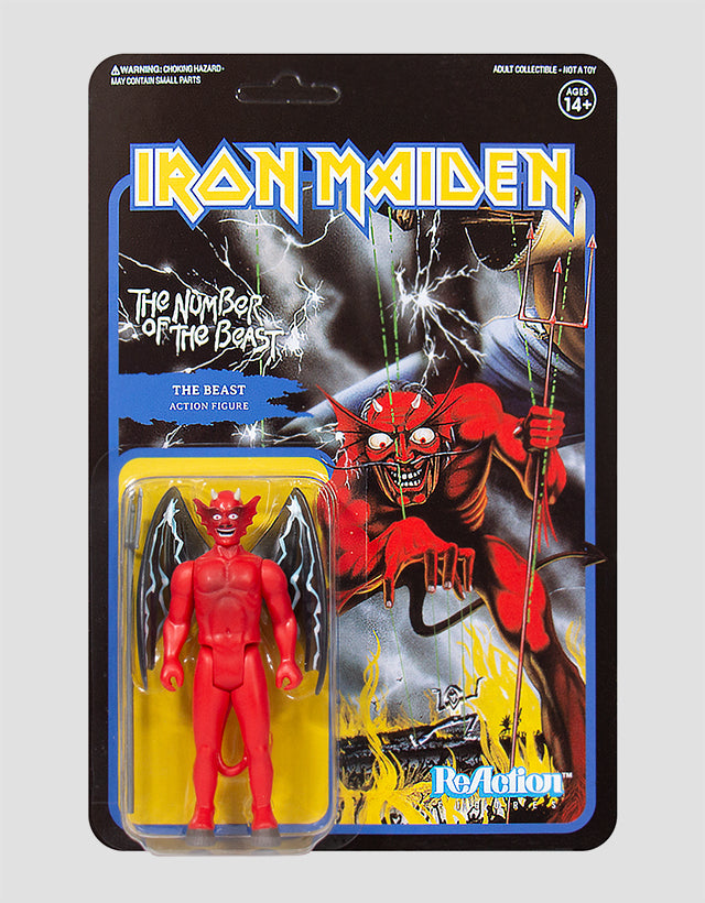 Super7 - Iron Maiden ReAction Figure - The Number Of The Beast (Album Art) - The Panic Room