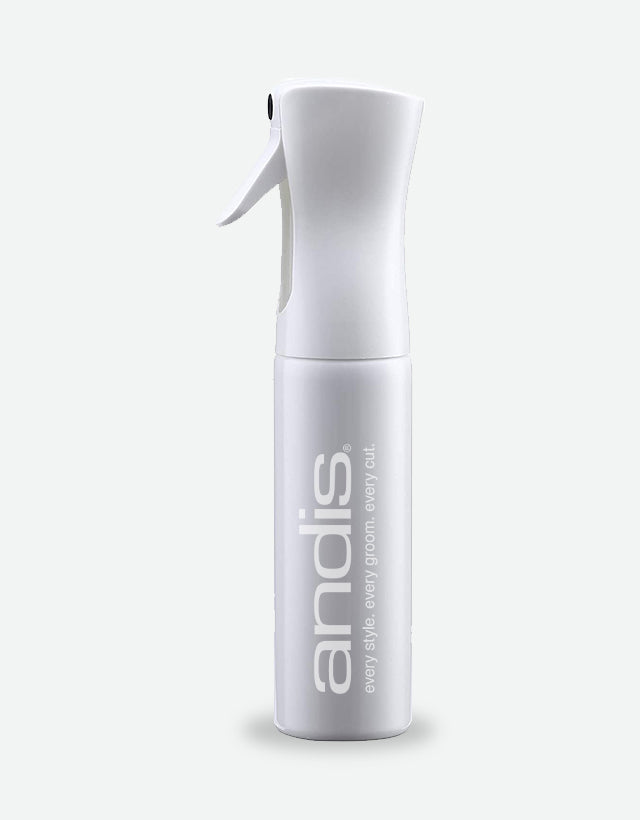 Andis - Andis® Logo Spray Bottle, White - The Panic Room