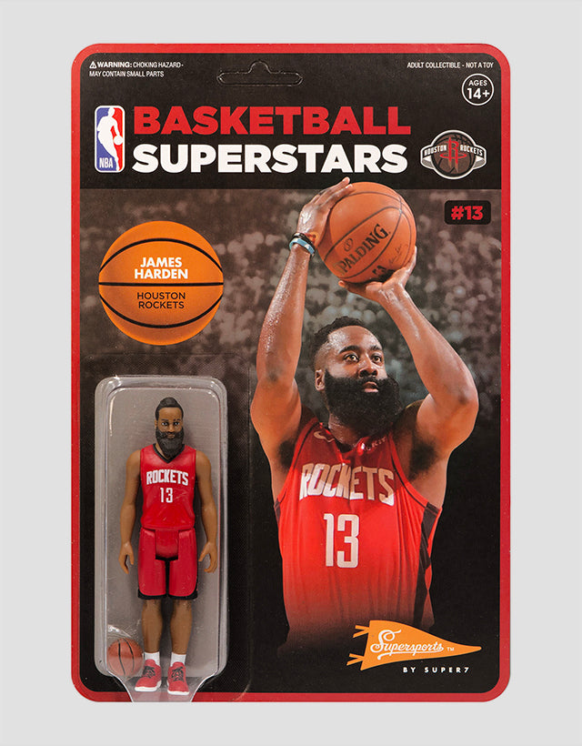 Super7 - NBA Supersports Figure - James Harden (Rockets) - The Panic Room