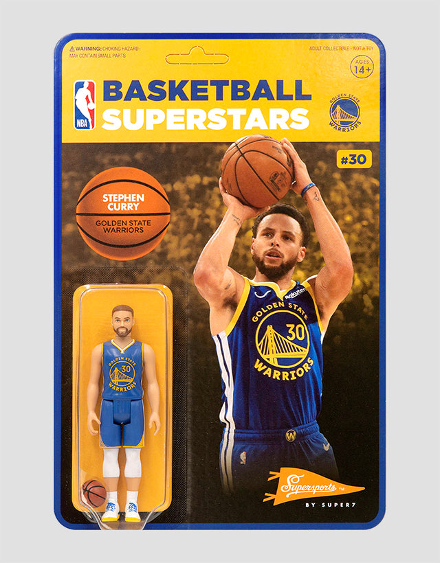 Super7 - NBA Supersports Figure - Stephen Curry (Warriors) - The Panic Room