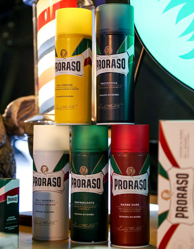 Proraso - Shaving Foam, Sensitive Green Tea, 300ml - The Panic Room
