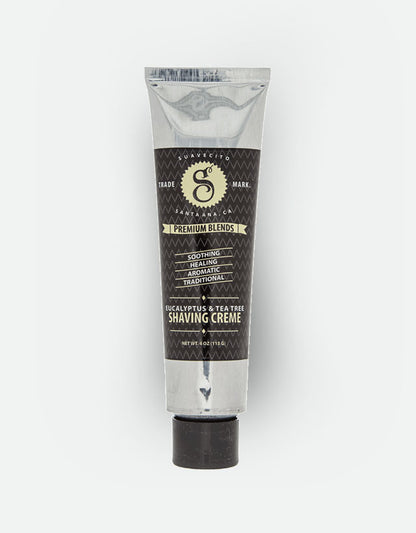 Suavecito - Premium Blends Eucalyptus & Tea Tree Shaving Creme, 113g - The Panic Room