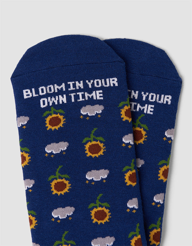 Talking Toes - Hope & Sunflowers Sock - The Panic Room