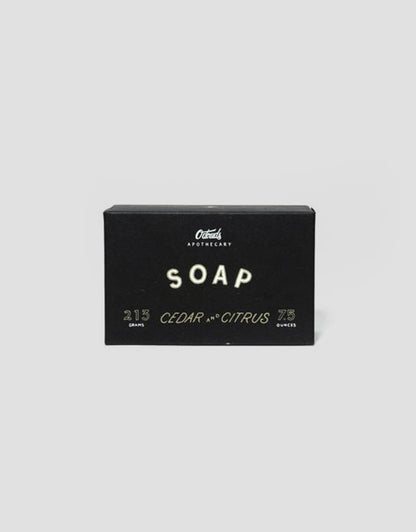O'Douds - Soap, Cedar & Citrus Soap, 213g - The Panic Room