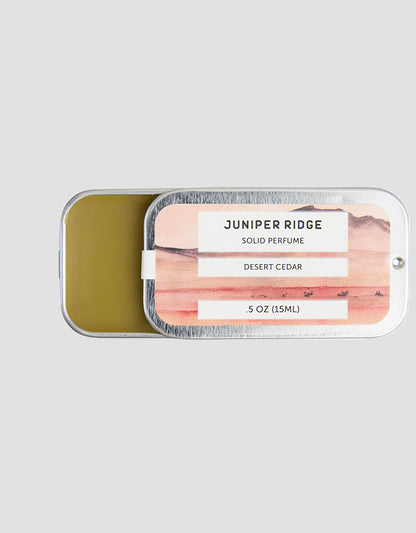 Juniper Ridge - Solid Perfume, Desert Cedar, 15ml - The Panic Room
