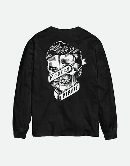Modern Pirate - Superior L/S Pirate T-Shirt Black - The Panic Room
