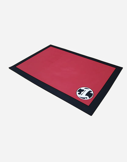 Irving Barber Co. - Work Station Mat (Red) - The Panic Room
