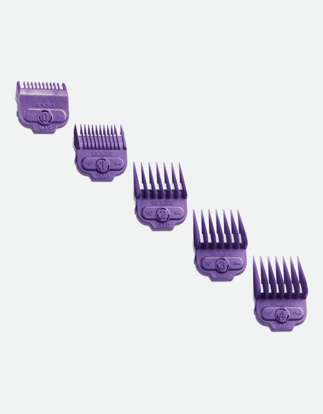 Andis - Single Magnetic Comb Set, Small, 0 - 4 - The Panic Room