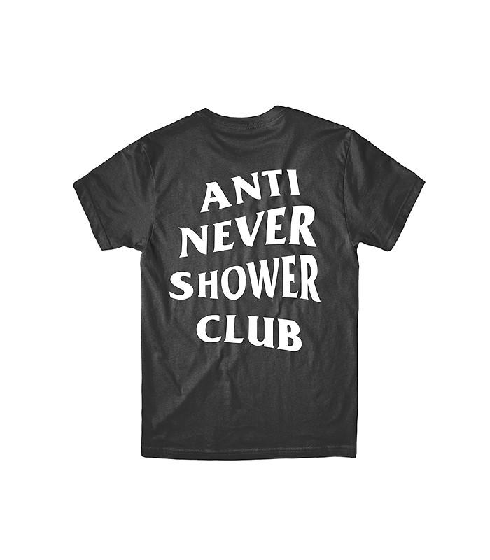 ANSC - Anti Never Shower Club Tee, Black - The Panic Room