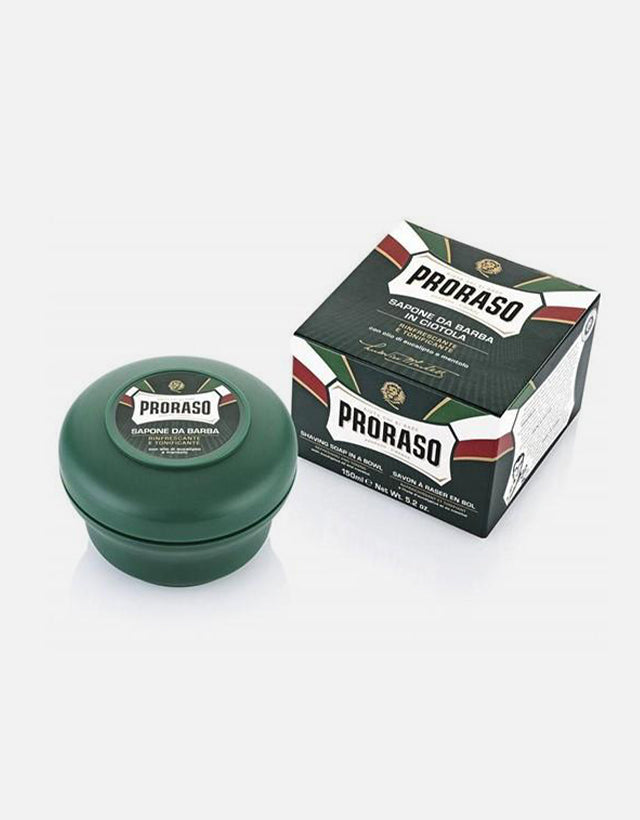 Proraso - Eucalyptus & Menthol Refresh Shaving Soap, 150ml - The Panic Room