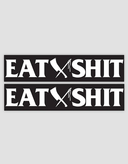 Rusty Butcher - Eat Shit Dyna Swingarm Sticker - The Panic Room