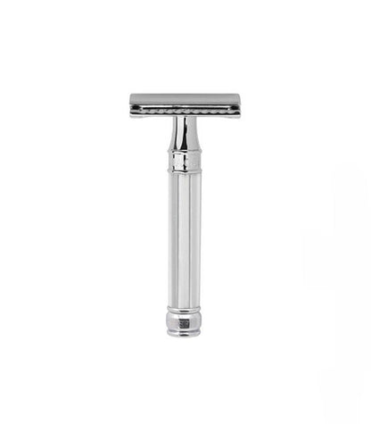 Edwin Jagger - Double Edge Safety Razor, Octagonal, Chrome Plated Metal - The Panic Room