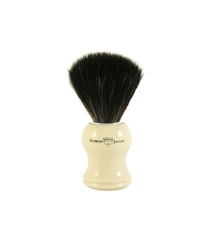 Edwin Jagger - Shaving brush, black synthetic fibre, plastic handle
