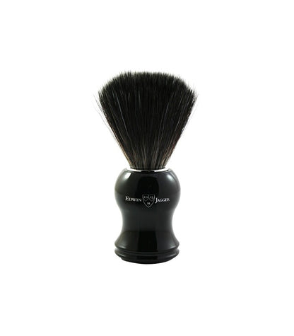 Edwin Jagger - Shaving brush, black synthetic fibre, plastic handle