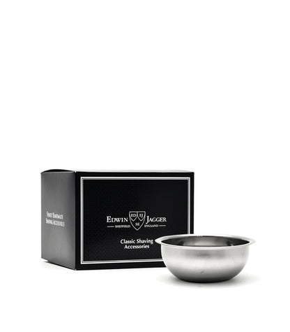 Edwin Jagger - Polished stainless steel shaving soap bowl