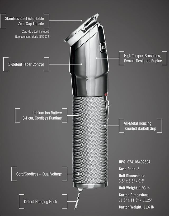 BaByliss PRO - CHROMFX Lithium Trimmer - The Panic Room