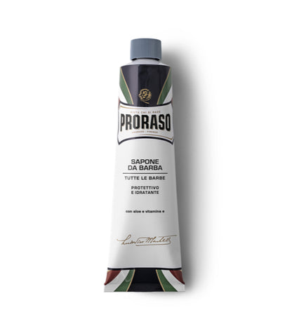 Proraso - Shaving Cream Tube, Protective Aloe, 150ml - The Panic Room