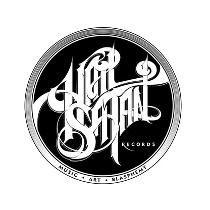 Hail Satan Records - Club Tee, White - The Panic Room