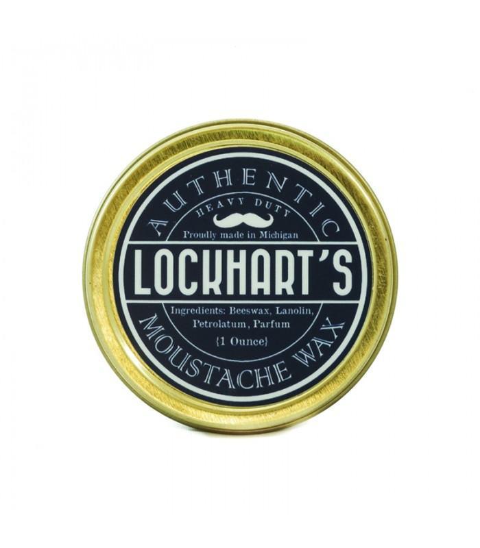 Lockhart's - Moustache Wax Heavy Duty Brown - The Panic Room