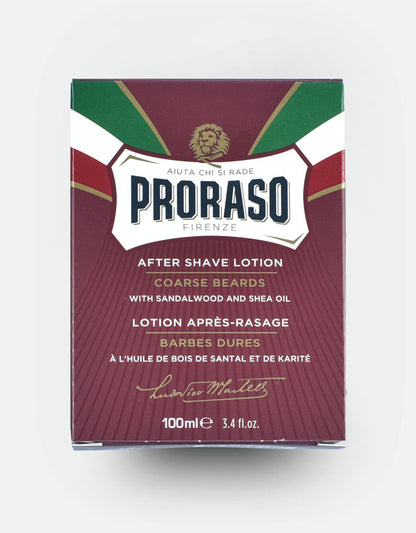 Proraso - After Shave Lotion, Nourishing Sandalwood, 100ml - The Panic Room