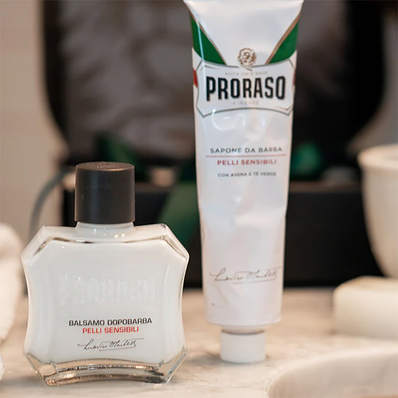 Proraso - After Shave Balm, Sensitive Green Tea, 100ml - The Panic Room