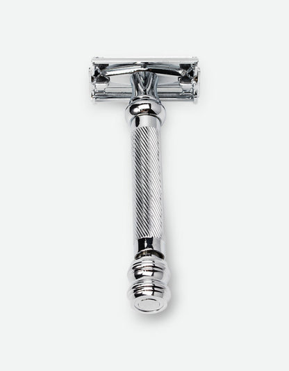 Parker - 99R Safety Razor, Butterfly Open, Chrome Finish Handle - The Panic Room