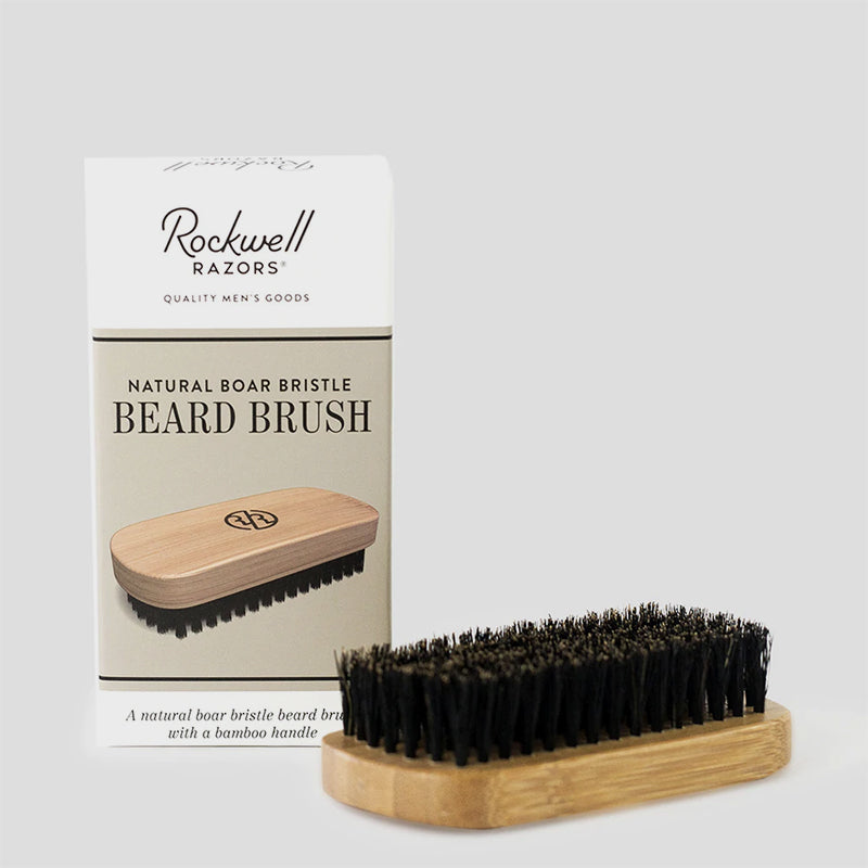 Rockwell Razors - Beard Brush, Natural Boar Bristle - The Panic Room