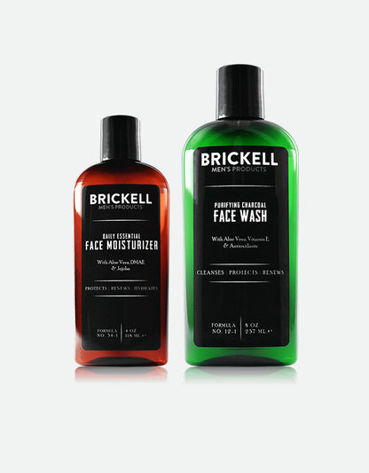 Brickell Men's Products - Daily Essential Men's Face Care Routine II - The Panic Room