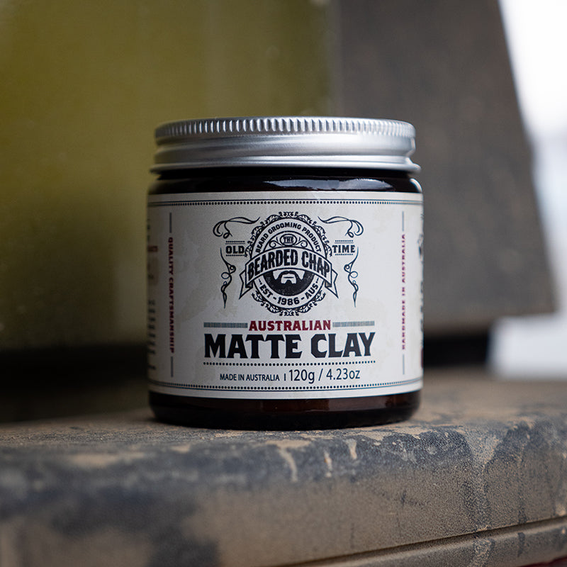 The Bearded Chap - Australian Matte Clay Pomade, 120g - The Panic Room