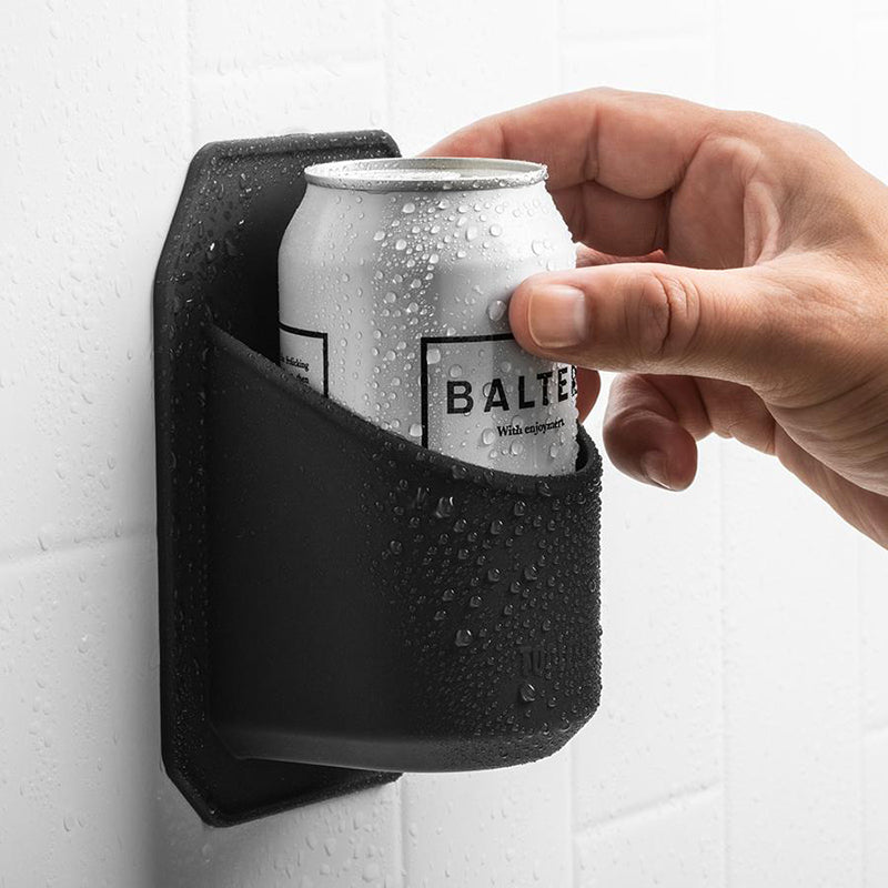 Tooletries - Shower Drink Holder, Charcoal - The Panic Room