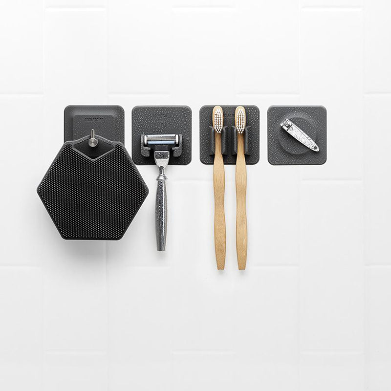 Tooletries - The 4in1, Silicone Tile Series, Charcoal - The Panic Room